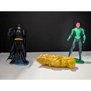 DC Universe Classics Batman Sinestro Lot w Parallax BAF Head Console DCUC